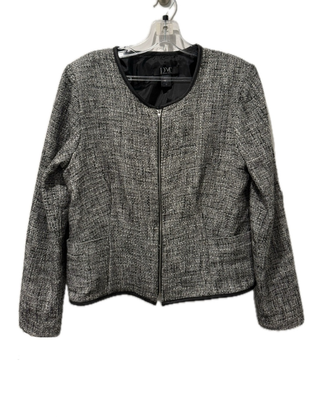 Vintage DM by Donna Moore Tweed Jacket in Gray
